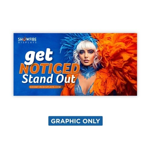 20’X10′ RPL Fabric Pop Up Display Straight Graphic Only (No Endcaps)