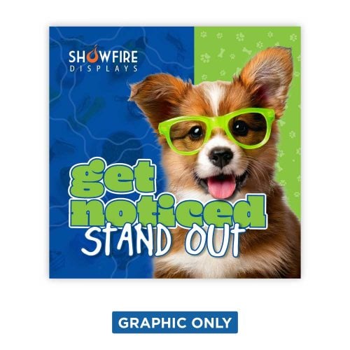 10’X10′ RPL Fabric Pop Up Display Straight Graphic Only (No Endcaps)