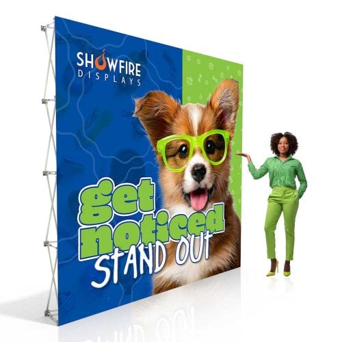 10’X10′ RPL Fabric Pop Up Display Straight Graphic Package (No Endcaps)