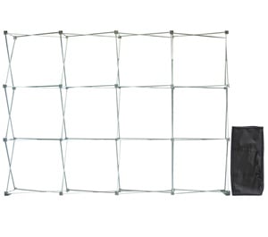 10 ft. RPL Fabric Pop Up Display – 89″h Straight (Frame Only)