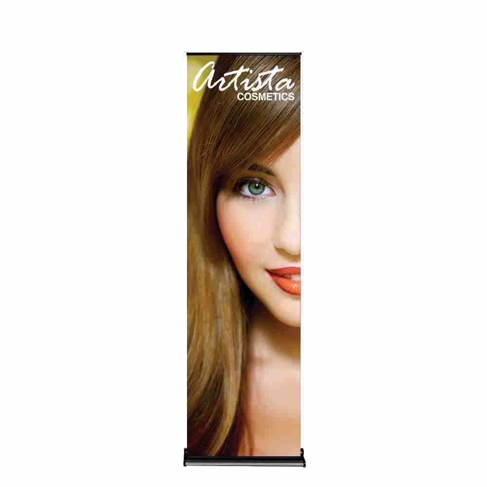 SilverStep 24 Black Clamp Bar W 85H Fabric Graphic Package 1