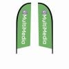Falcon Flag Small Double Sided Graphic Only 1
