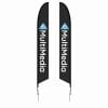 Falcon Flag X Large Spike Base Double Sided Graphic Package 1