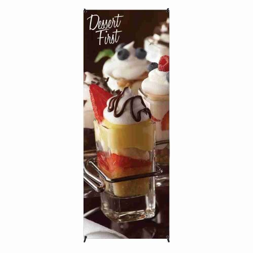 Econom-X Banner Stand Large Graphic 31.5″ x 79″