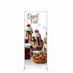 Grasshopper Adjustable Banner Stand Small with 32 in. x 79 in. Graphic Package