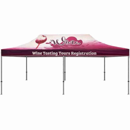 20ft Aluminum Canopy Tent Full Color Print
