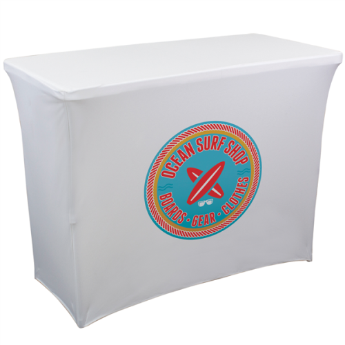 Ultrafit 4ft Table Throw Dye-Sub (Full-Color, Front Only)