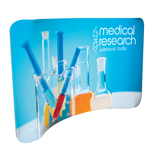 8' EuroFit Bow Table Top Display