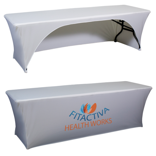 UltraFit Curve 8ft Table Throw Dye-Sub (Full-Color, Front Only)