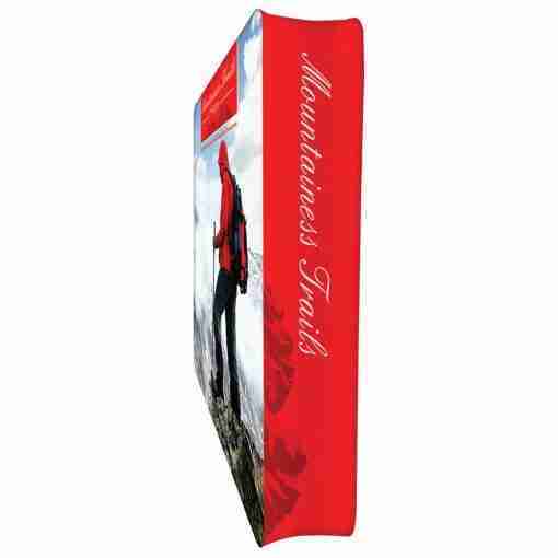 10 ft. Wallbox – 15’h Single-Sided Graphic Package (w/ White Back Fabric)