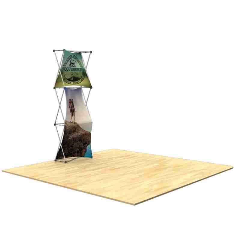 2.5'w x 7.5'h Multi-Panel Fabric Snap Display - Image 5