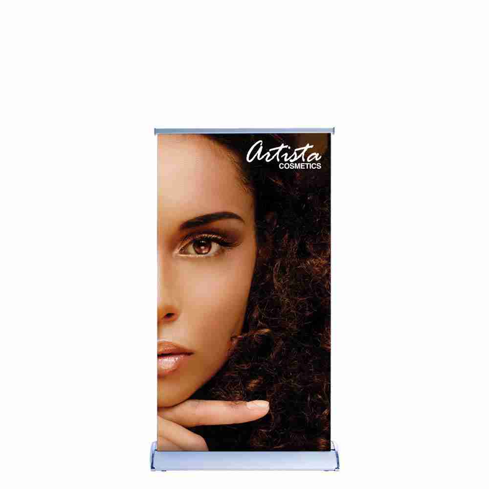 Silverwing Retractable Banner Stand Double Sided Fabric Print 1