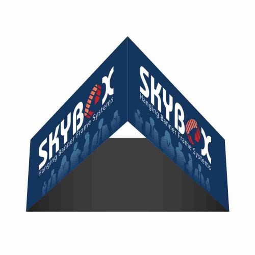 Hanging Banner 5 ft. Triangle 32 in. Outside Graphic