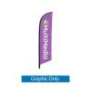 7 Ft X Small Falcon Flag Single Sided Graphic Only X Base 01