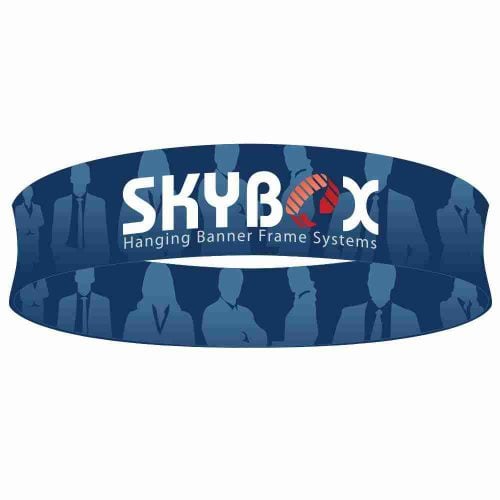 Hanging Banner 15 ft. Circle 72 in. Outside & Inside Graphic Only