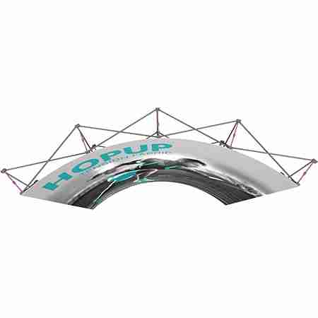 9.7'w x 10'h HopUp Curved Fabric Display - Image 3