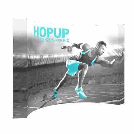 HopUp Curved 5x3 Full Graphic with Endcaps