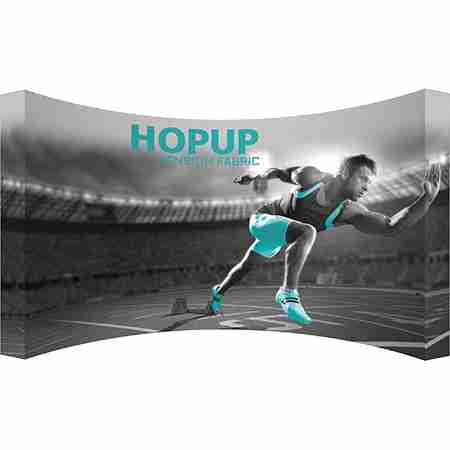 HopUp Curved 6x3 Full Graphic with Endcaps