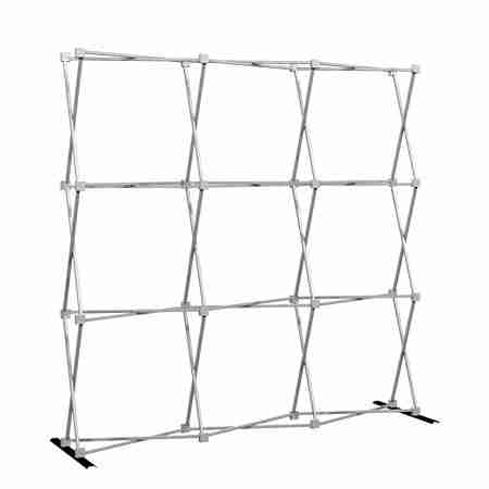 7.5'w x 7.5'h HopUp Straight Pop Up Display - No End Caps - Image 2
