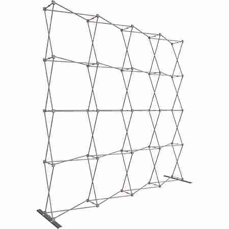 10' x 10' HopUp Straight Pop Up Fabric Display with Endcaps - Image 2