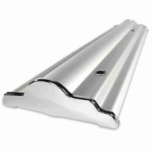 SilverStep Retractable Banner Stand 48 Silver With Clamp Bar Stand Only 1