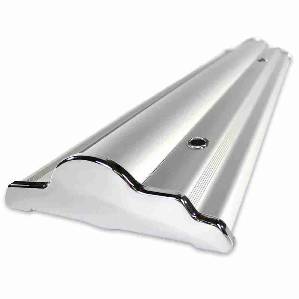 SilverStep Retractable Banner Stand 48 Silver With Velcro Bar Stand Only 1