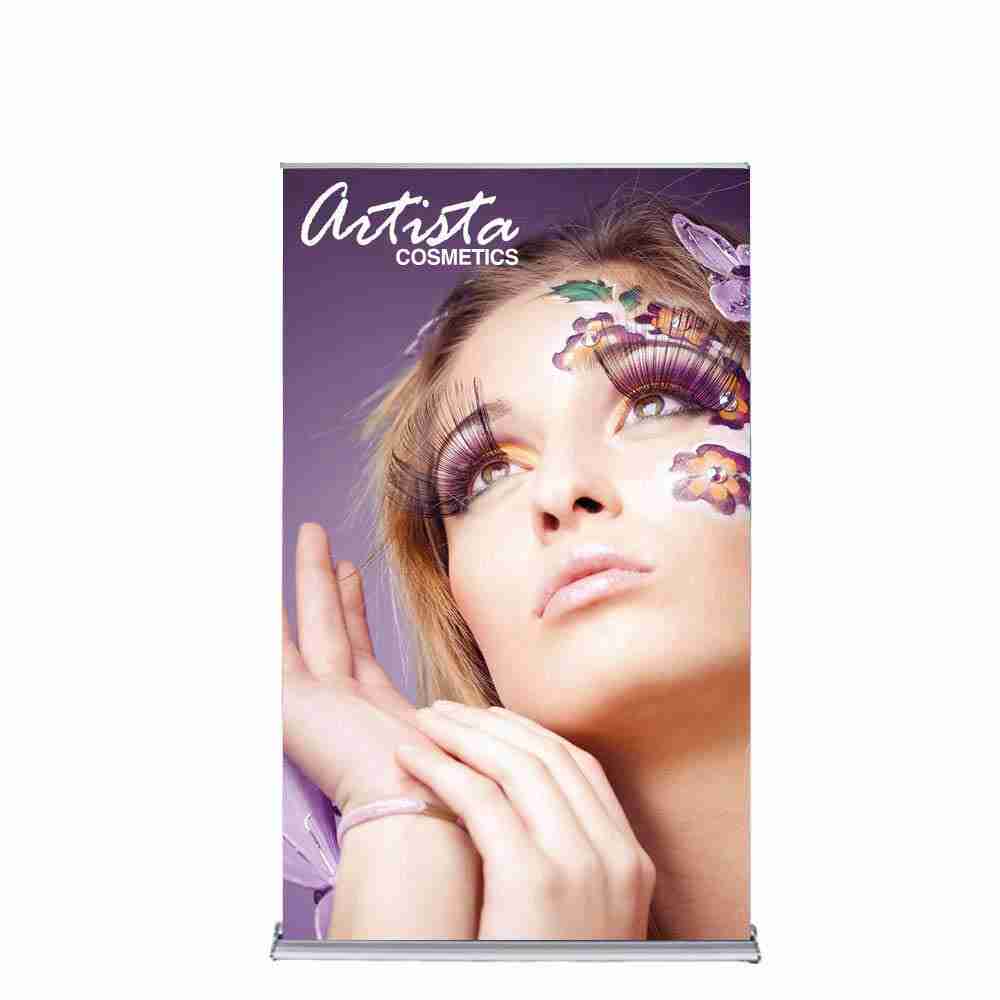 Silverstep Retractable Banner Stand 48 X 80 Vinyl Graphic Package 1
