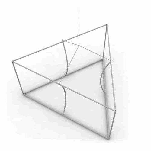 Hanging Banner 10 ft. Triangle 24 in. Hardware Only