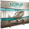 Hopup 10ft Straight Full Height Tension Fabric Display Front Graphic Left