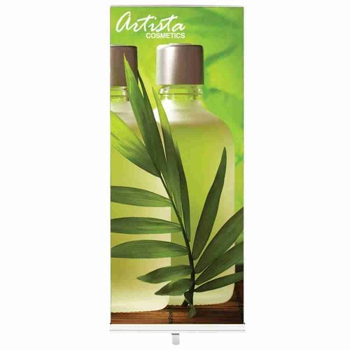 24 in. Econoroll Retractable Banner  – 80″h Super Flat Graphic