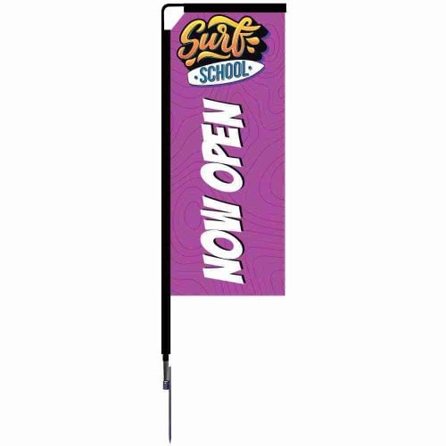 Medium 7ft Mamba Flag Spike Base Package