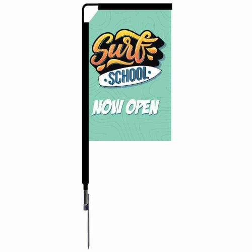 Small 5ft Mamba Flag Spike Base Package