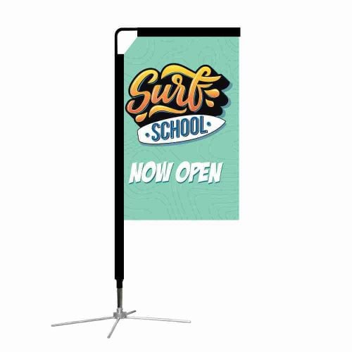 Small 5ft Mamba Flag X Base Package