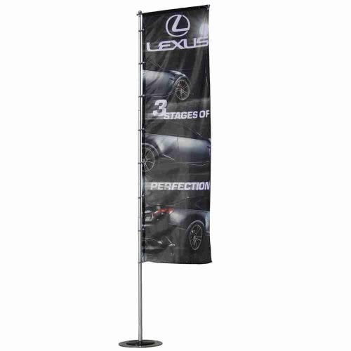 Splash Outdoor Banner Stand With 2 6 Ft X 8 Ft Single Sided Graphics Stand Graphic 1