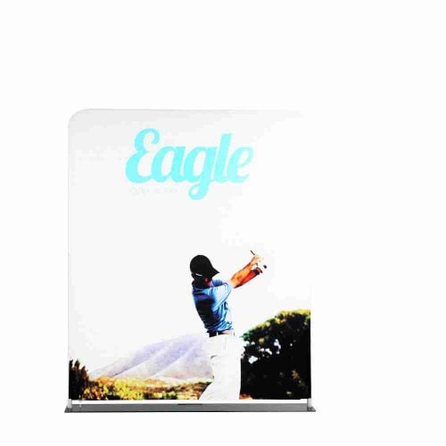 EZ Extend 5 Ft X 7 5 Ft Single Sided Graphic Package With BLACK Back Fabric 1