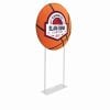 EZ Extend Circle 3 Display Single Sided Graphic Only W Black Back Fabric 1