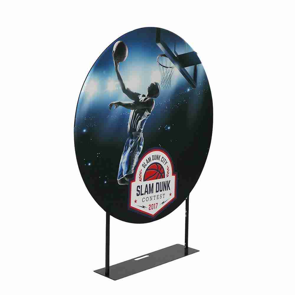 EZ Extend Circle 5 Single Sided Graphic Package White Back 1