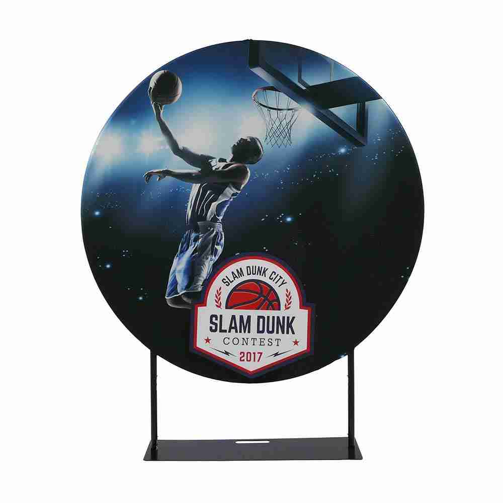 EZ Extend Circle 5 Single Sided Graphic Package White Back 22