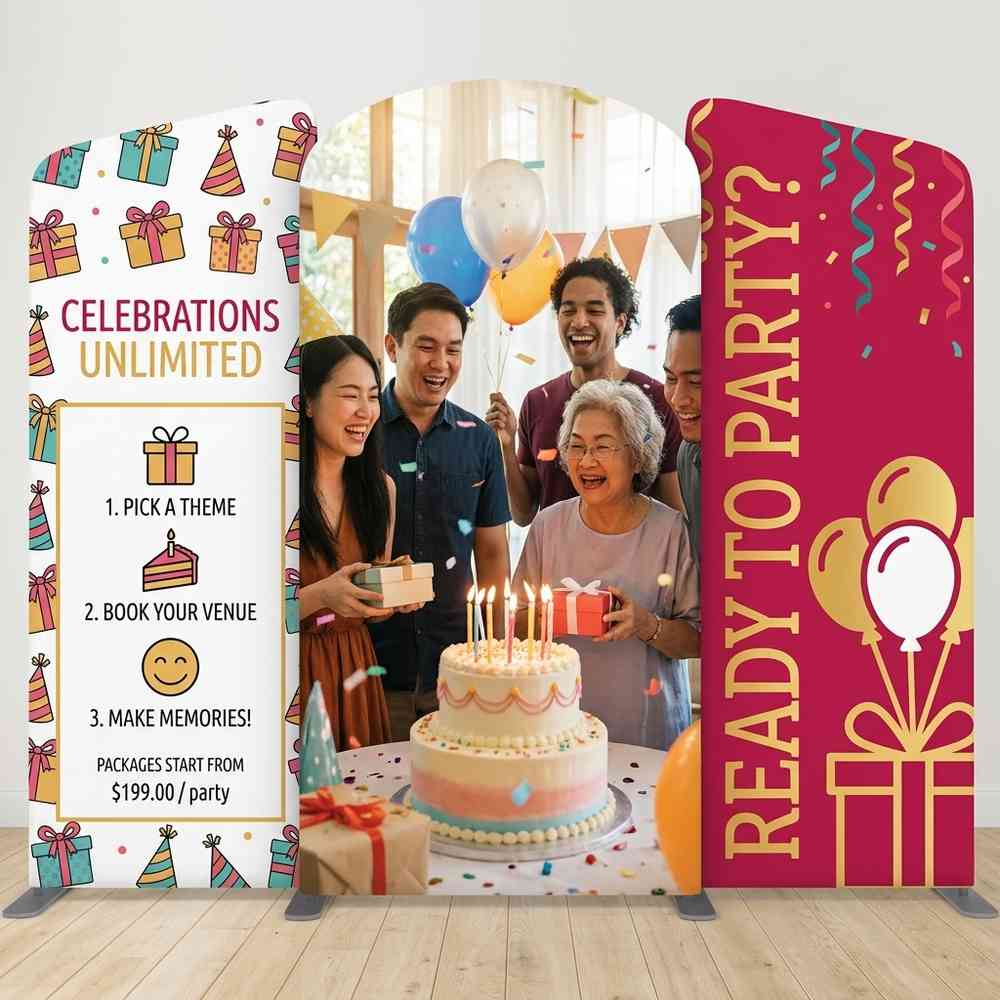 EZ Tube Connect 10 ft Kit B (3 x 4 x 3 ft) – Single-Sided at a family birthday celebration