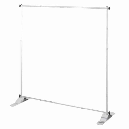 Jumbo Banner Stand – Large Tube, Size Large Silver Color (Stand Only)