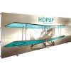 Hopup 20ft Straight Full Height Tension Fabric Display Front Graphic Left