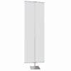 Classic Banner Stand Large 36 In. Silver With Square Base (Stand Only)