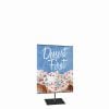 Classic Banner Stand Large 36 In X 24 In Black With Square Base Single Sided Graphic Package 1