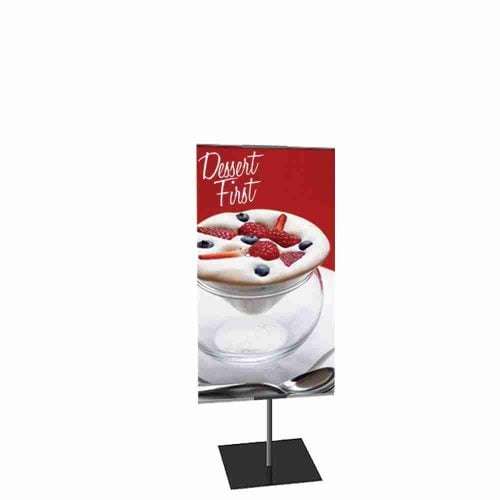 Classic Banner Stand Small 12 In. X 36 In. Single-Sided Graphic Package