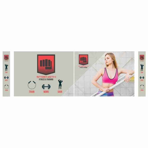 20 Ft Lumiere Light Wall Configuration D No Lights Graphic Only 1