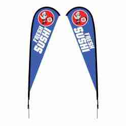 12 Ft. Sunbird Flag – Spike-Base Double-Sided Graphic Package