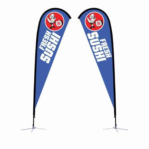12 Ft. Sunbird Flag - X-Base Double-Sided Graphic Package