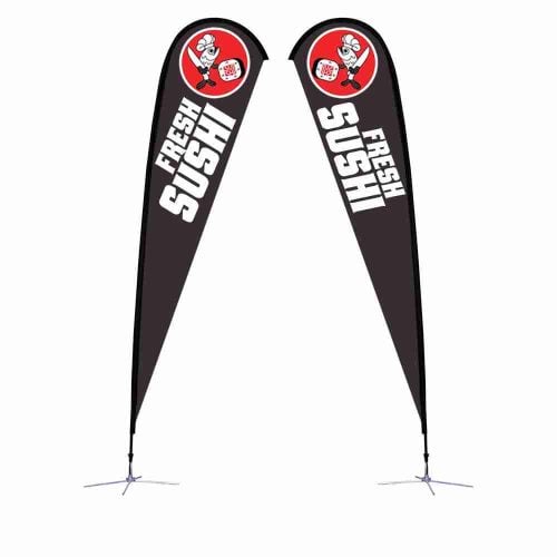 Sunbird Flag - X-Large 15' X-Base Double-Sided Graphic Package
