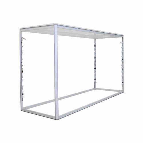 Big Sky Counter 6ft Backlit Silver Frame Only