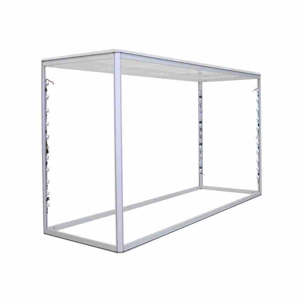 Big Sky Counter 6ft Backlit Silver Frame Only